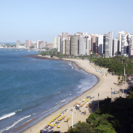 Vista aérea da Praia do Meireles